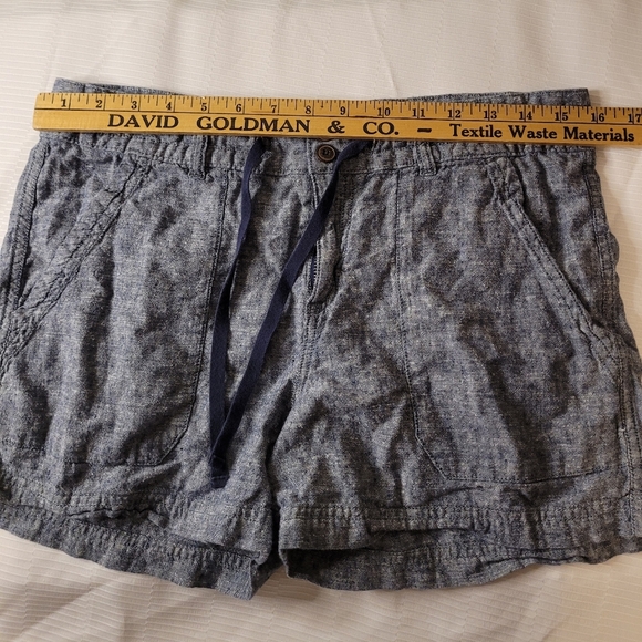 Patagonia Blue Island Hemp Organic Cotton Blend Shorts sz 6 - Picture 4 of 11